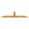 Ekena Millwork Portland Rough Sawn Timber Gable Bracket, Western Red Cedar, 96"W x 20"H x 4"D x 6"F, 5/12 Pitch GBW096X20X0406POR00RWR - alternate 1